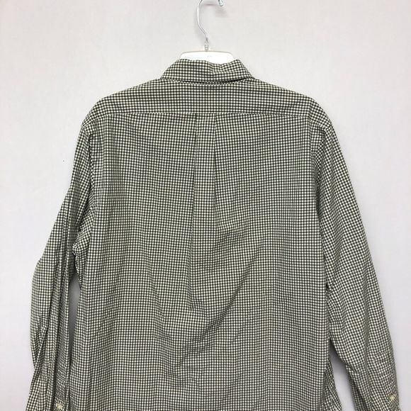 Vintage Ralph Lauren Men Custom Fit Button Shirt Size Large Plaid M114 -22 - Picture 13 of 14